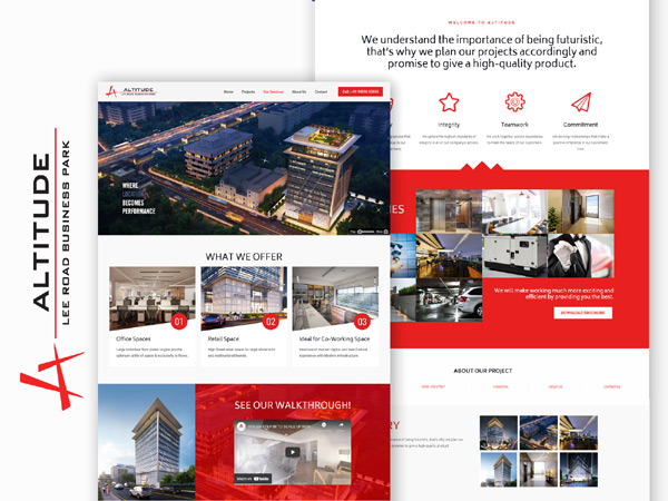 website design for architect, builder, constructor